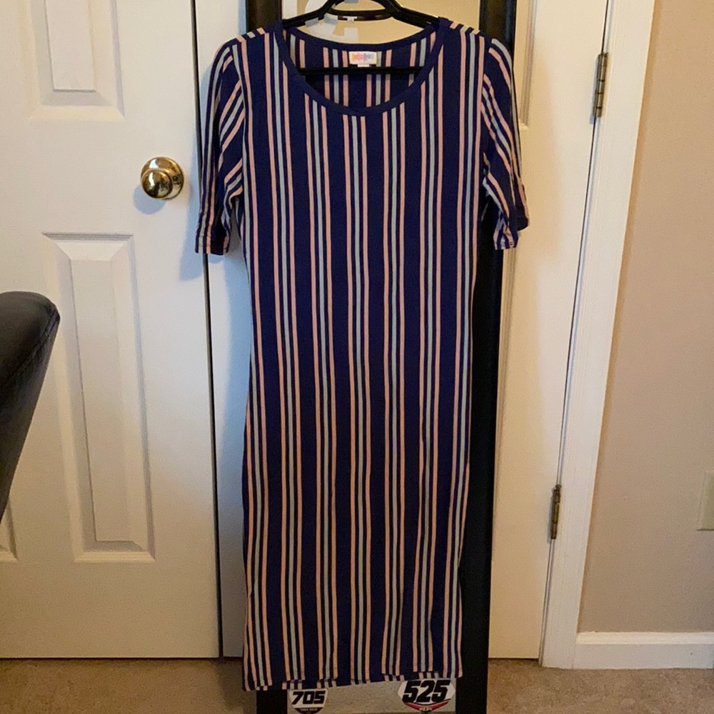 Size small Lularoe long striped dress